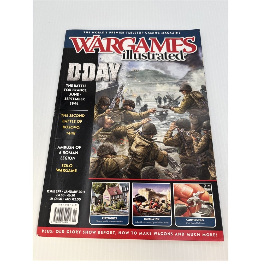 Wargames Illustrated Tabletop Gaming Magazine #279 JAN. 2011 D-DAY
